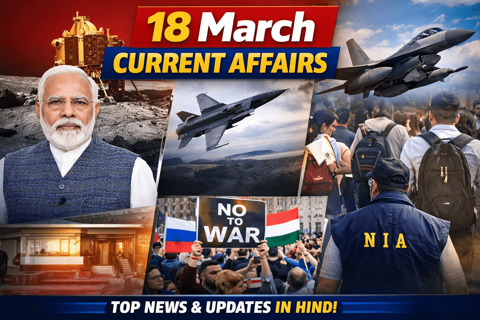 18 मार्च के सभी महत्वपूर्ण करेंट अफेयर्स